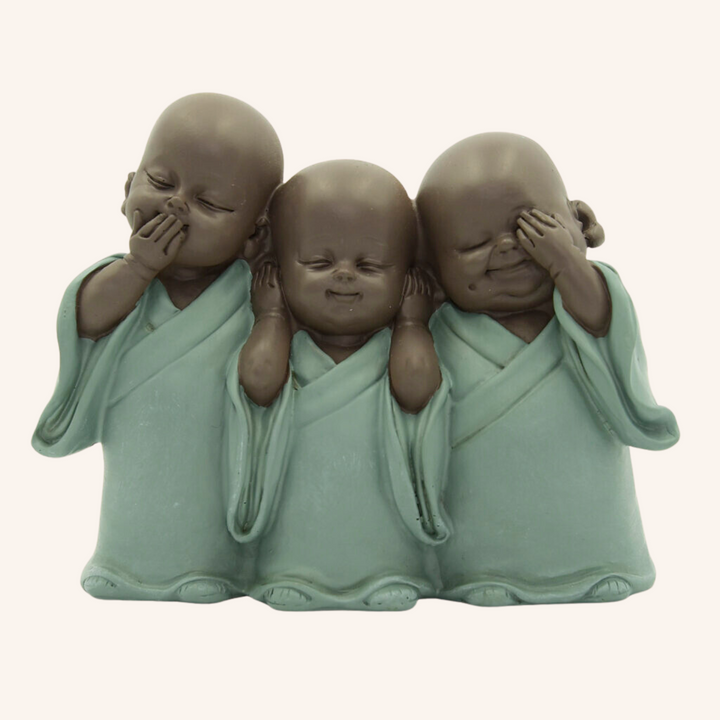 See No, Speak No, Hear No ... Baby Monks | Earth Saltz