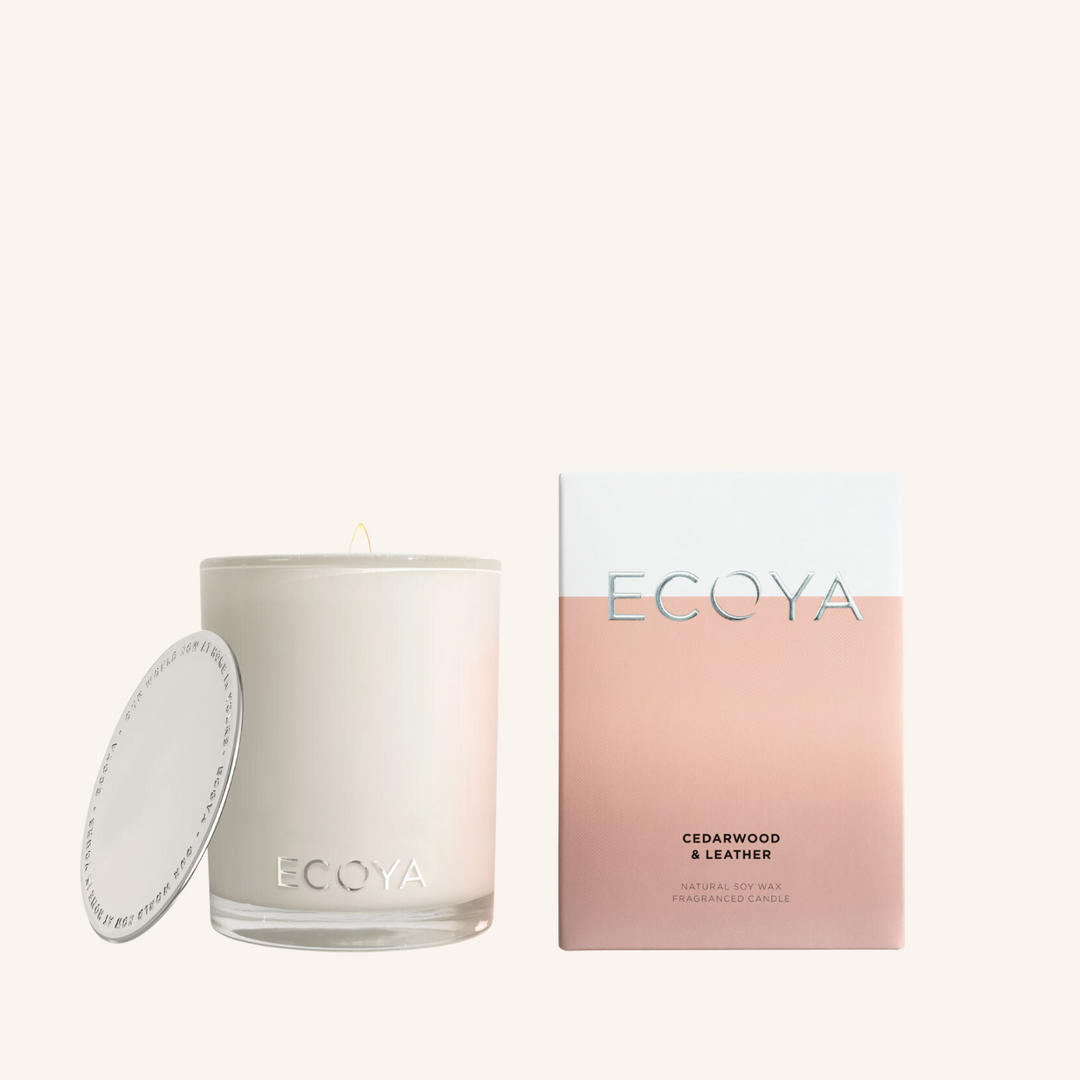 Cedarwood & Leather Madison Candle | Ecoya