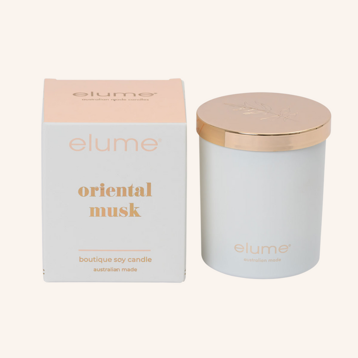 Boutique Soy Candle - Oriental Musk | Elume