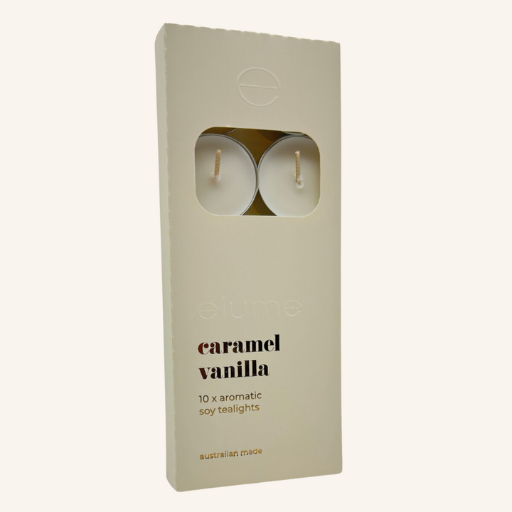 Caramel Vanilla Tealights | Elume