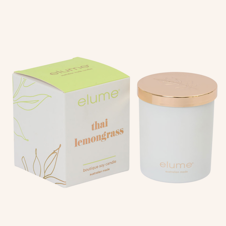 Boutique Soy Candle - Thai Lemongrass |  Elume