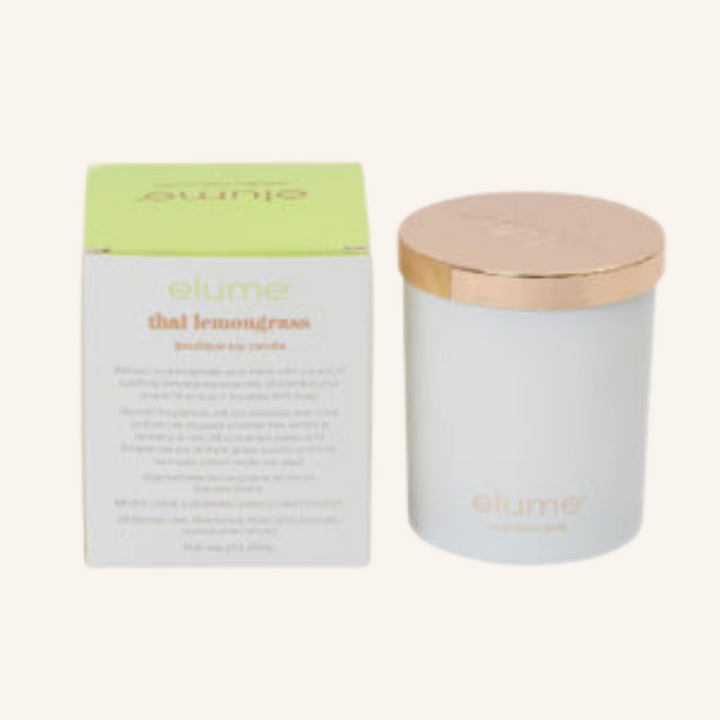 Boutique Soy Candle - Thai Lemongrass |  Elume