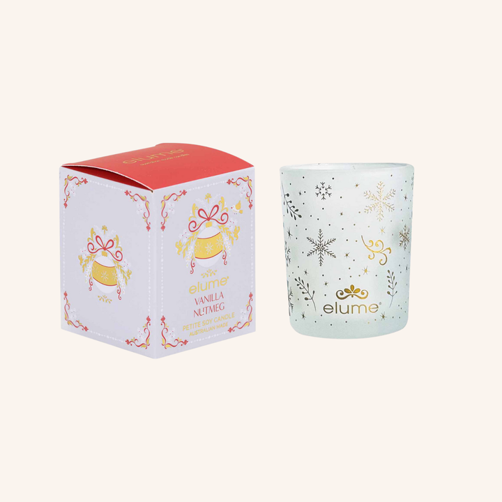 Petite Vanilla Nutmeg Christmas Candle  | Elume