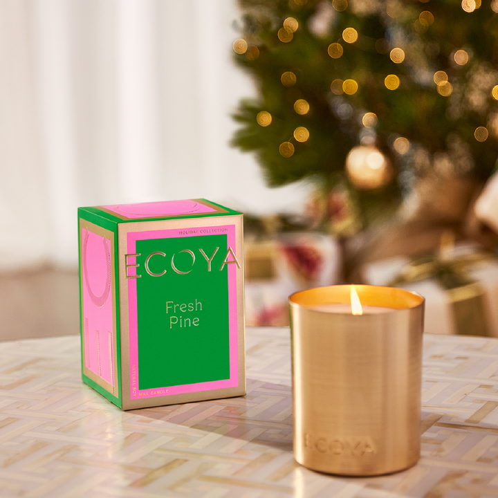 Limited Edition Fresh Pine Mini Goldie Candle | Ecoya