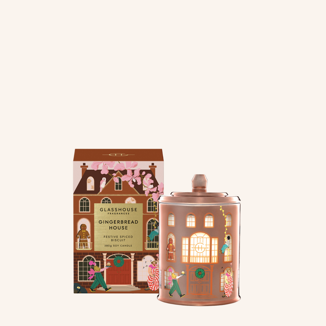 Gingerbread House 380g Soy Candle | Glasshouse