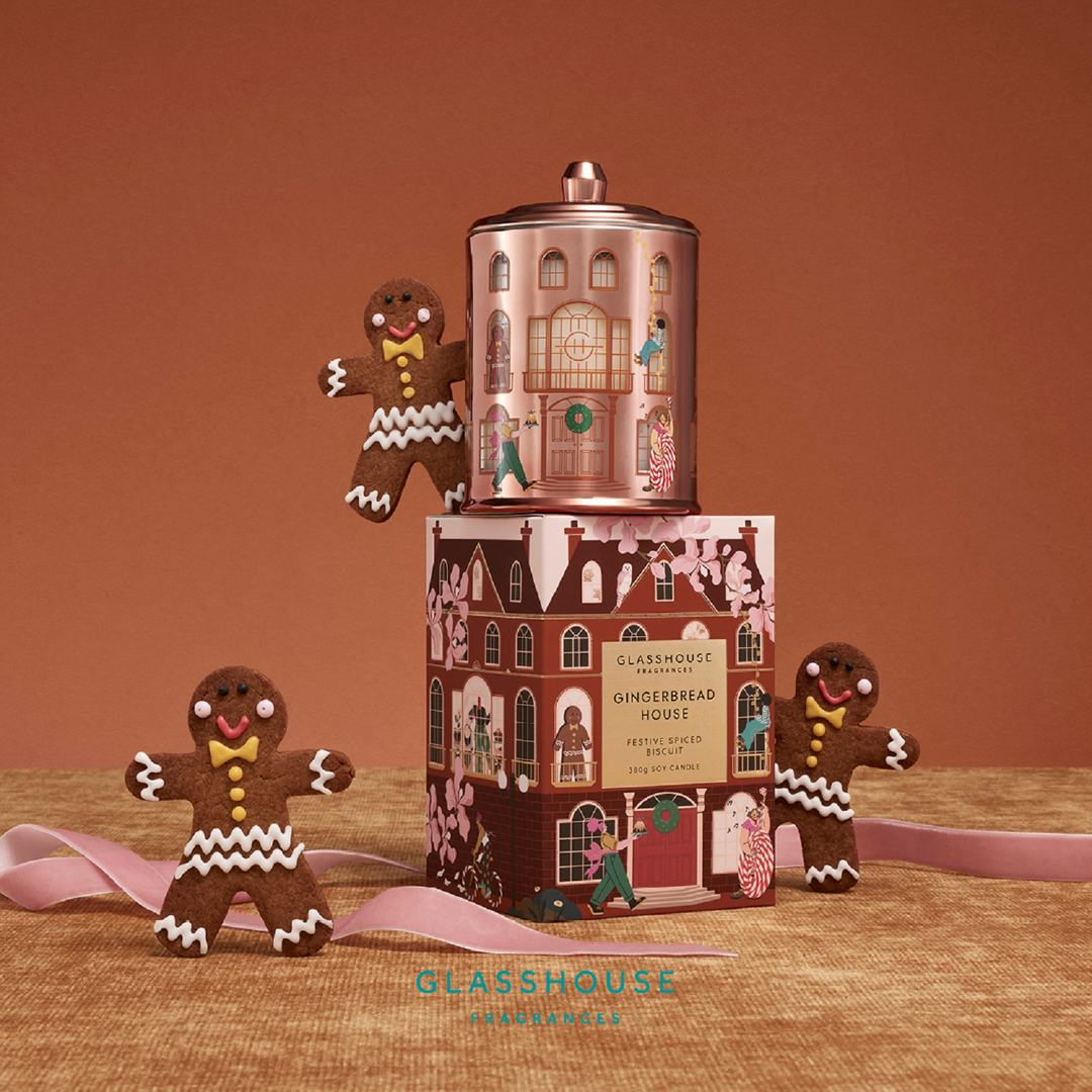 Gingerbread House 380g Soy Candle | Glasshouse