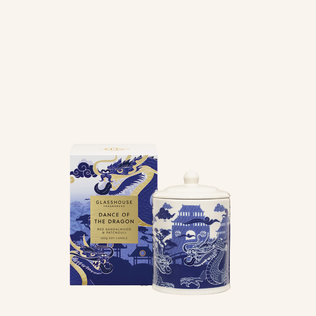 キャンドル glasshouse dance of the dragon Limited Edition Dance of the Dragon 380g Candle | Glasshouse