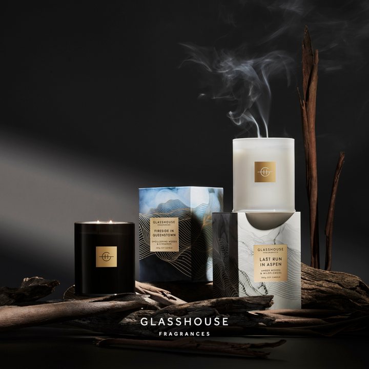 Fireside in Queenstown - Limited Edition 380g Candle | Glasshouse