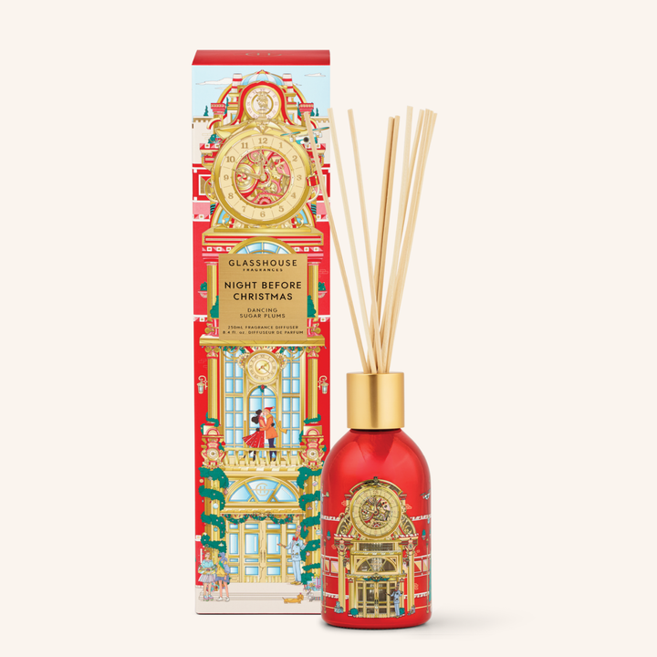 Night Before Christmas Dancing Sugar Plums 250ml Fragrance Diffuser | Glasshouse
