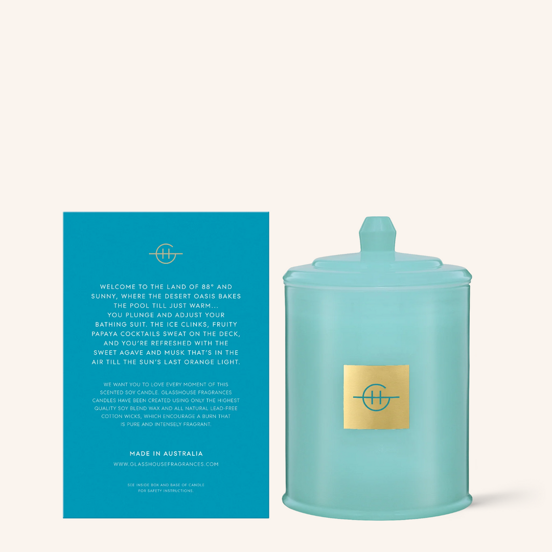 Palm Springs Panache 380G Candle Limited Edition | Glasshouse