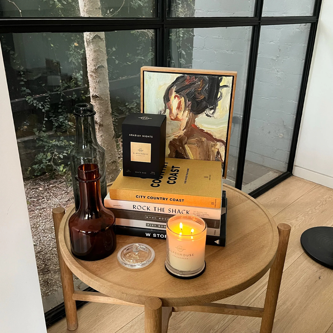 Glasshouse Arabian Nights White Oud 380g Soy Candle