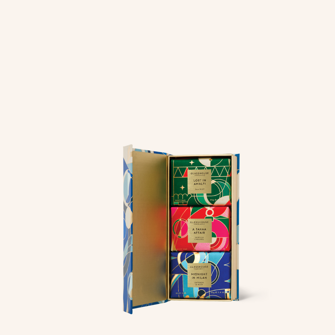 Christmas Body Bar Trio | Glasshouse Fragrances