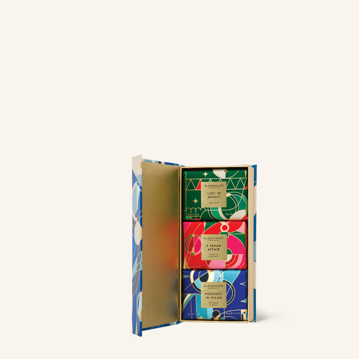 Christmas Body Bar Trio | Glasshouse Fragrances