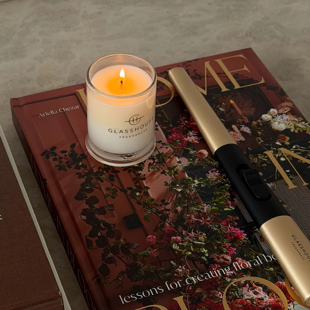 Glasshouse Kyoto in Bloom Camellia & Lotus 60g Soy Candle