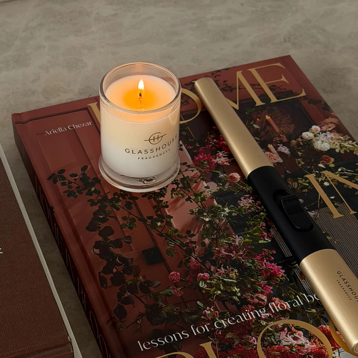 Glasshouse Kyoto in Bloom Camellia & Lotus 60g Soy Candle