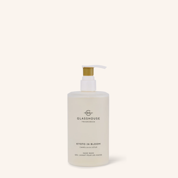 Kyoto in Bloom Camellia & Lotus 450ml Hand Wash | Glasshouse Fragrances