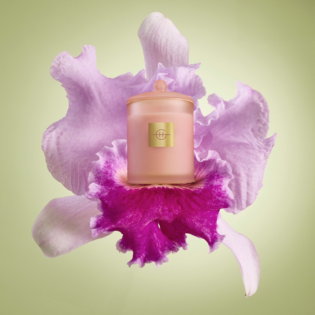 Radiance in Bloom Tuberose & Orchid 380g Soy Candle | Glasshouse Fragrances