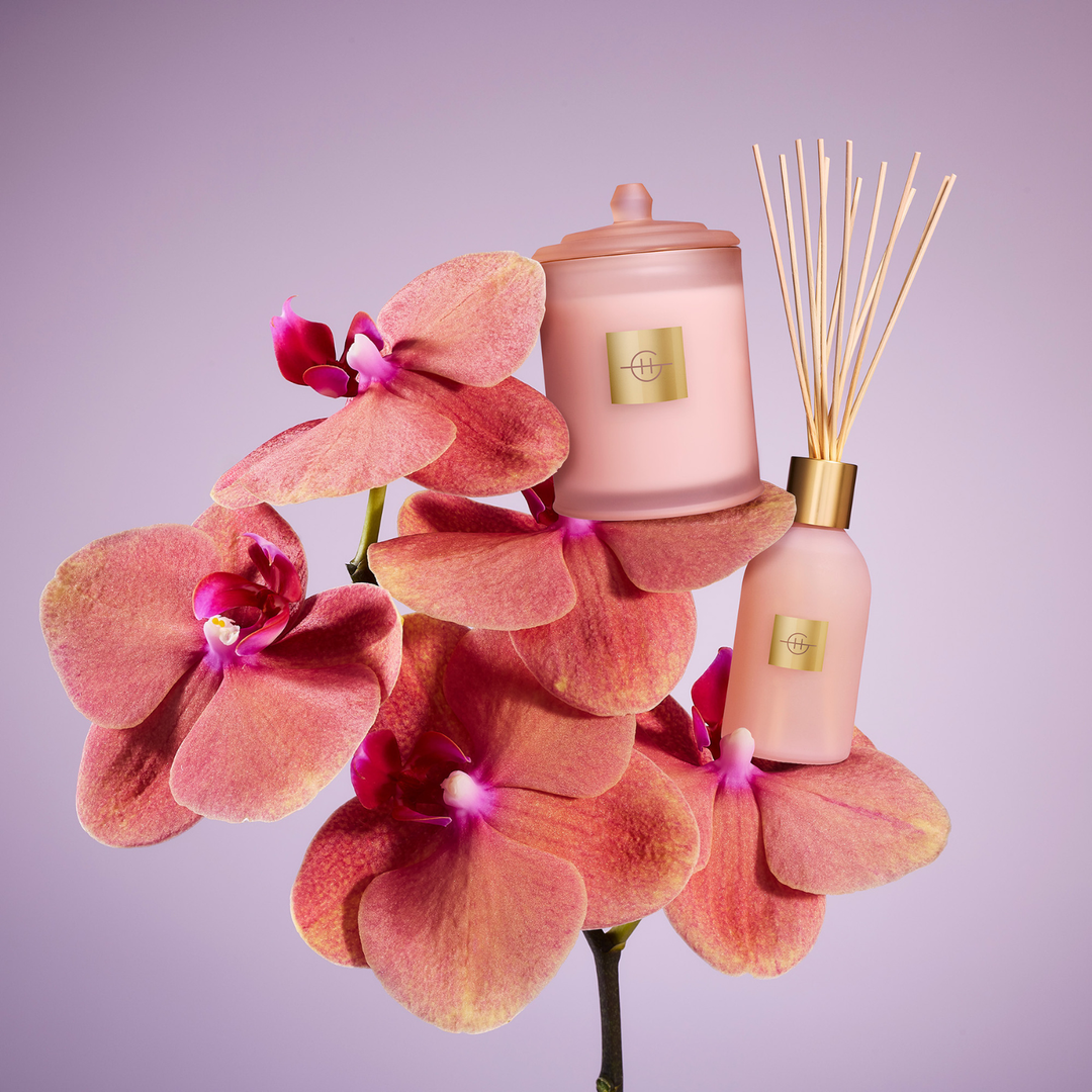 Radiance in Bloom Tuberose & Orchid 380g Soy Candle | Glasshouse Fragrances