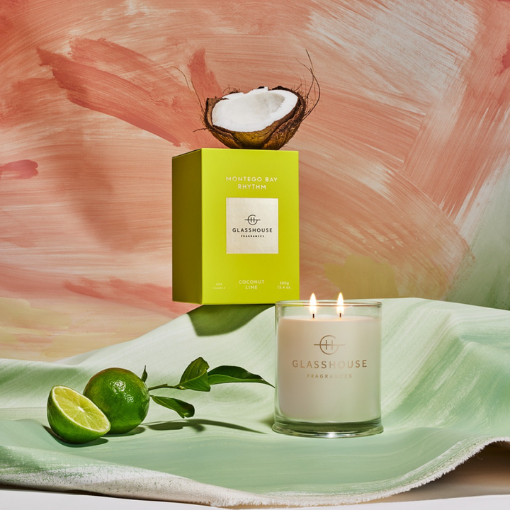 Glasshouse Montego Bay Rhythm Coconut Lime 380g Soy Candle
