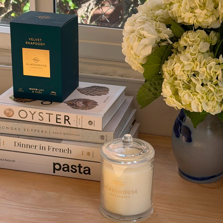 Glasshouse Velvet Rhapsody Water Lily & Yuzu Soy 380g Candle