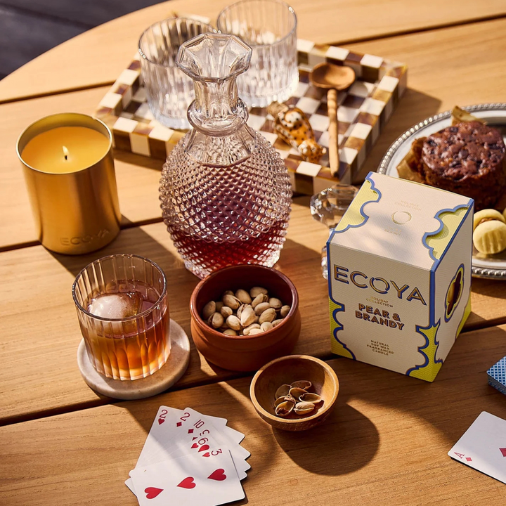 Holiday Pear & Brandy Goldie Candle | Ecoya