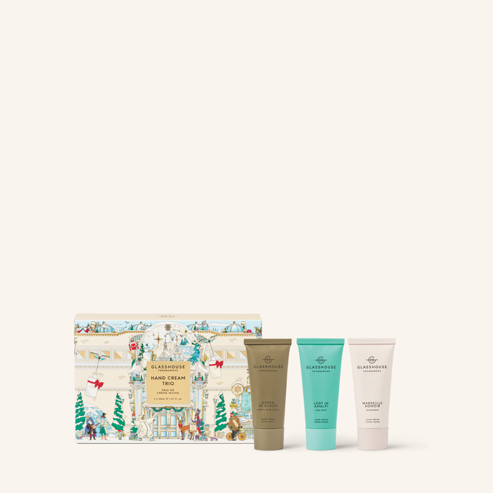 Limited Edition Hand Cream Trio | Glasshouse Fragrances