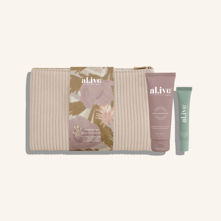 Limited Edition Hand & Lip Gift Set - A Moment To Bloom | al.ive body