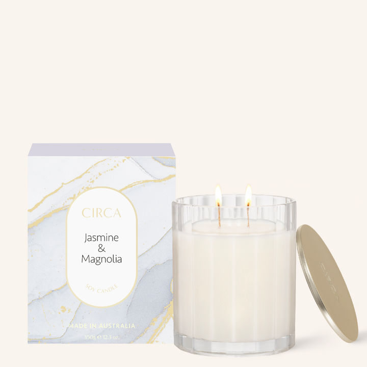 Jasmine & Magnolia 350g Soy Candle | Circa