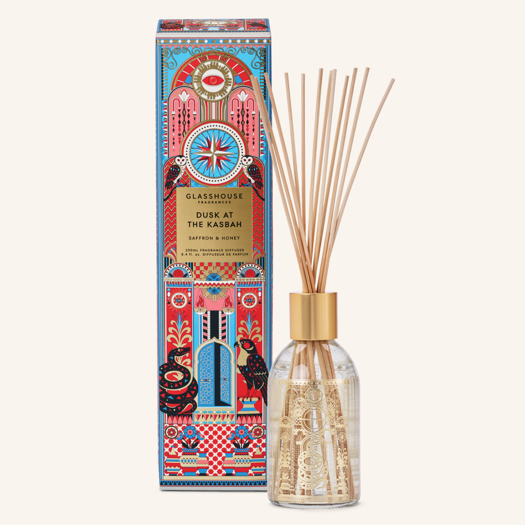 Glasshouse Dusk at the Kasbah Saffron & Honey 250ml Diffuser