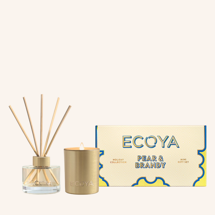 Holiday Mini Gift Set Pear & Brandy | Ecoya