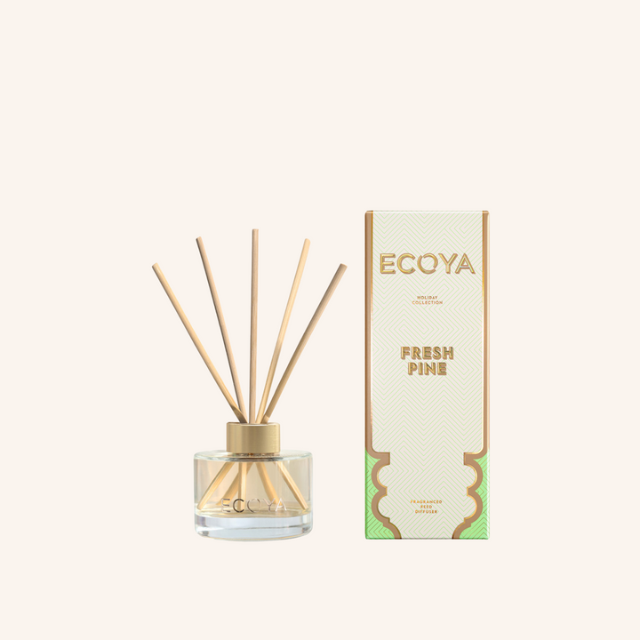 Holiday Mini Reed Diffuser Fresh Pine | Ecoya Christmas