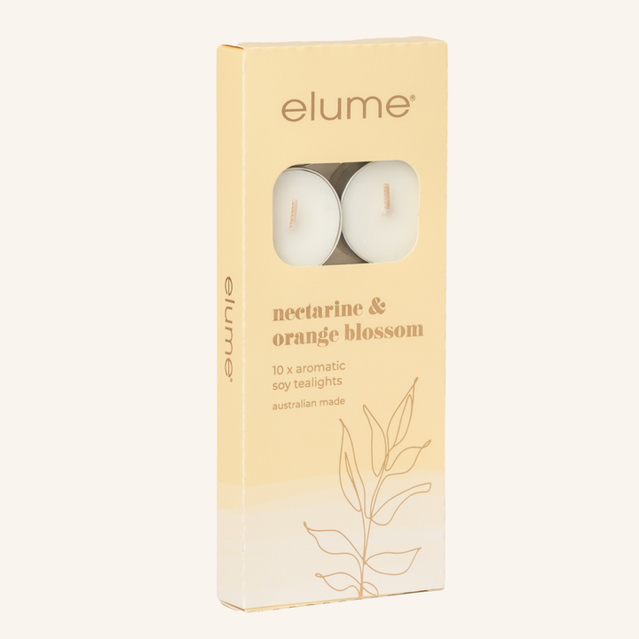 Elume Nectarine & Orange Blossom Tealights
