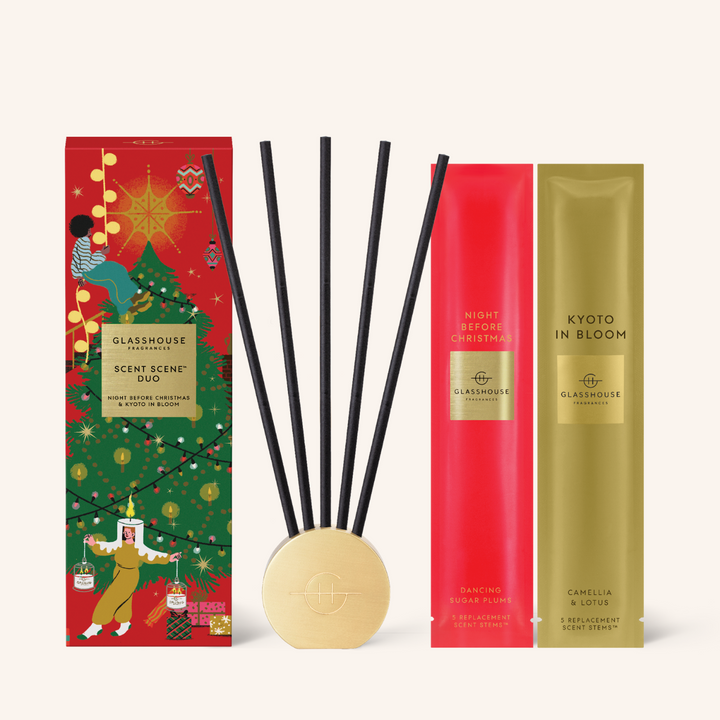 Night Before Christmas & Kyoto in Bloom Scent Scene™ Duo | Glasshouse