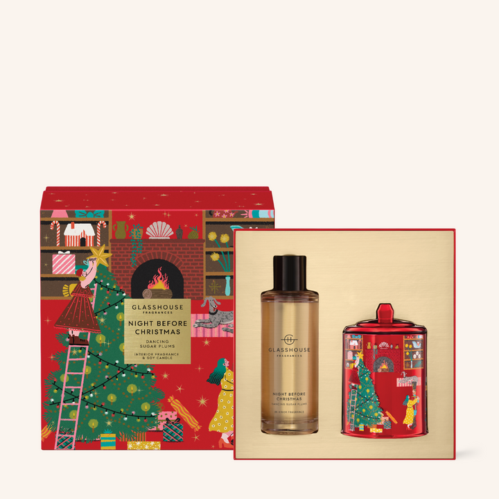 Night Before Christmas Room Spray & Candle Gift Set | Glasshouse