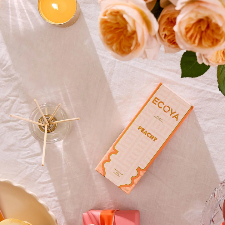 Holiday Mini Reed Diffuser Peachy | Ecoya Christmas
