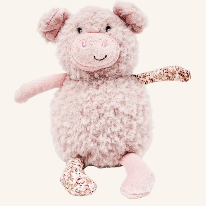 Pig Soft Plush Rattle - Urban Products