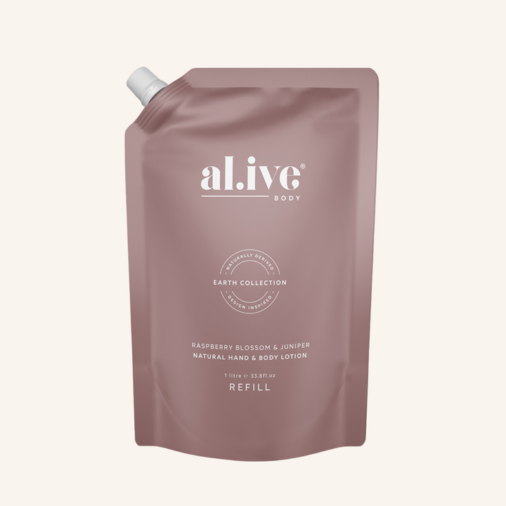 Hand & Body Lotion Refill Raspberry Blossom & Juniper  | al.ive body