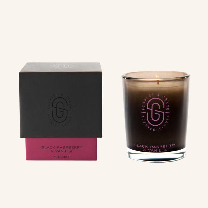 Black Raspberry and Vanilla 60g Candle | Scarlet & Grace