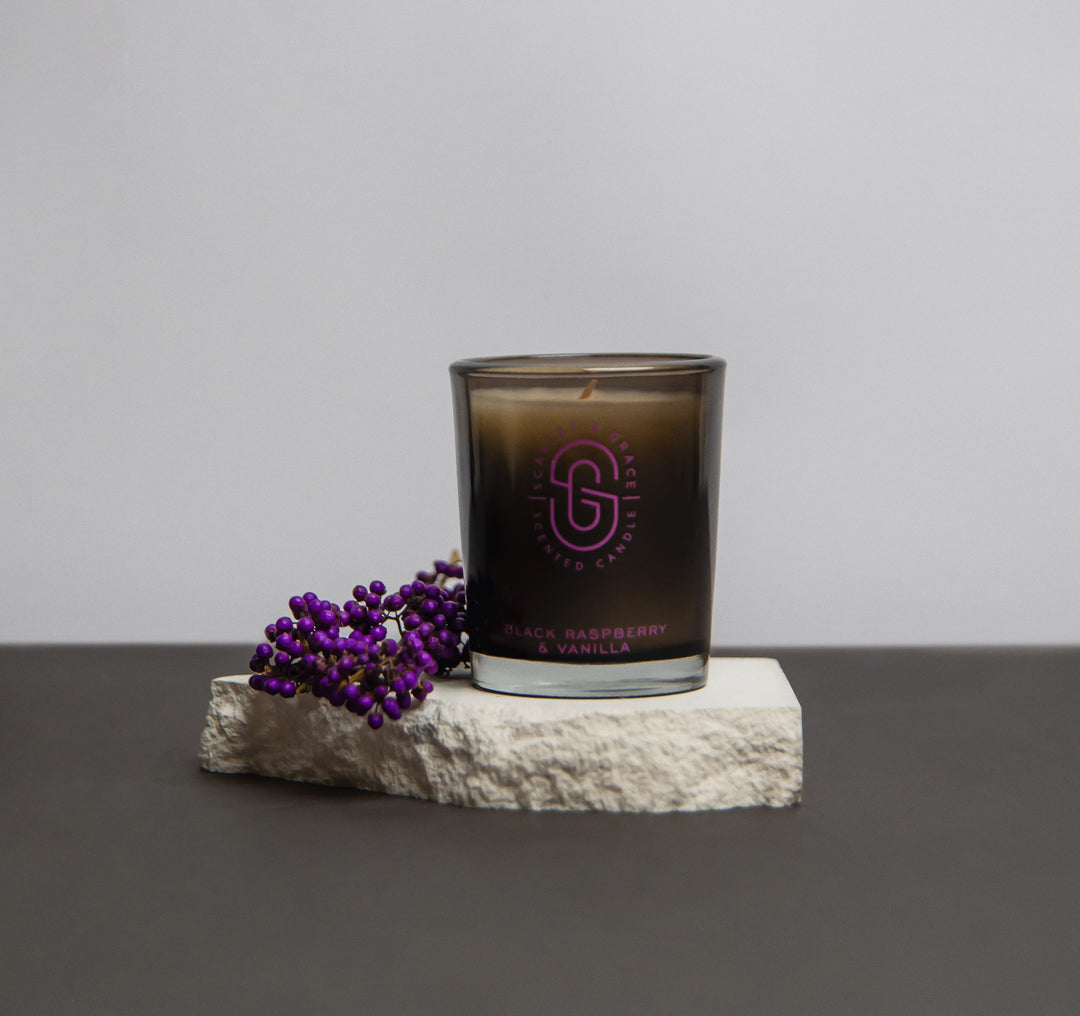 Black Raspberry and Vanilla 60g Candle | Scarlet & Grace