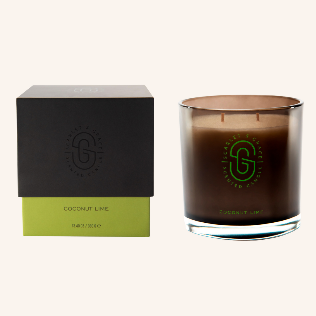 Coconut Lime 380g Candle | Scarlet & Grace