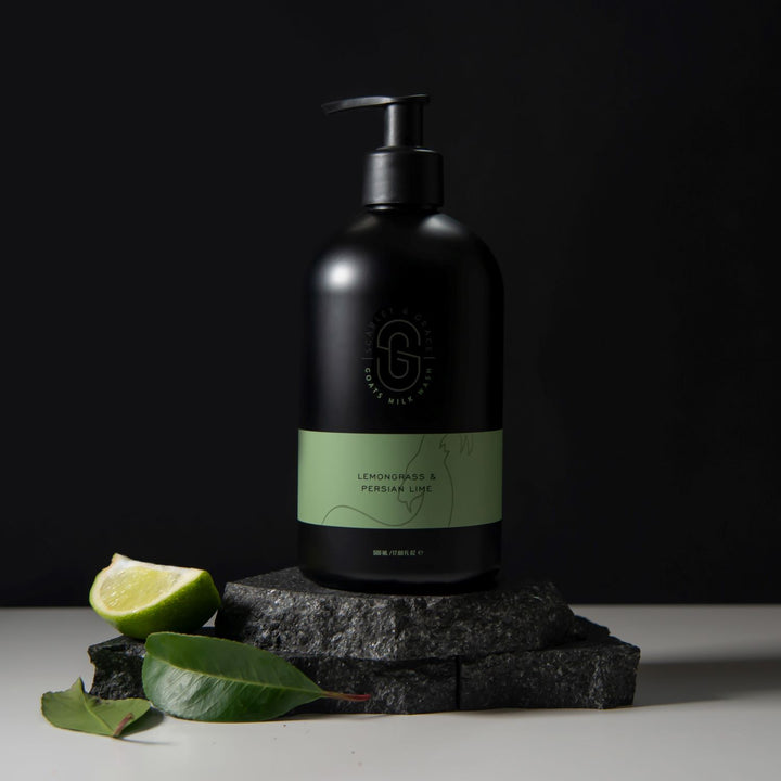 Goats' Milk Hand and Body Wash - Lemongrass & Persian Lime | Scarlet & Grace