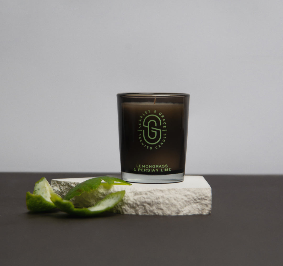 Lemongrass & Persian Lime 60g Candle | Scarlet & Grace