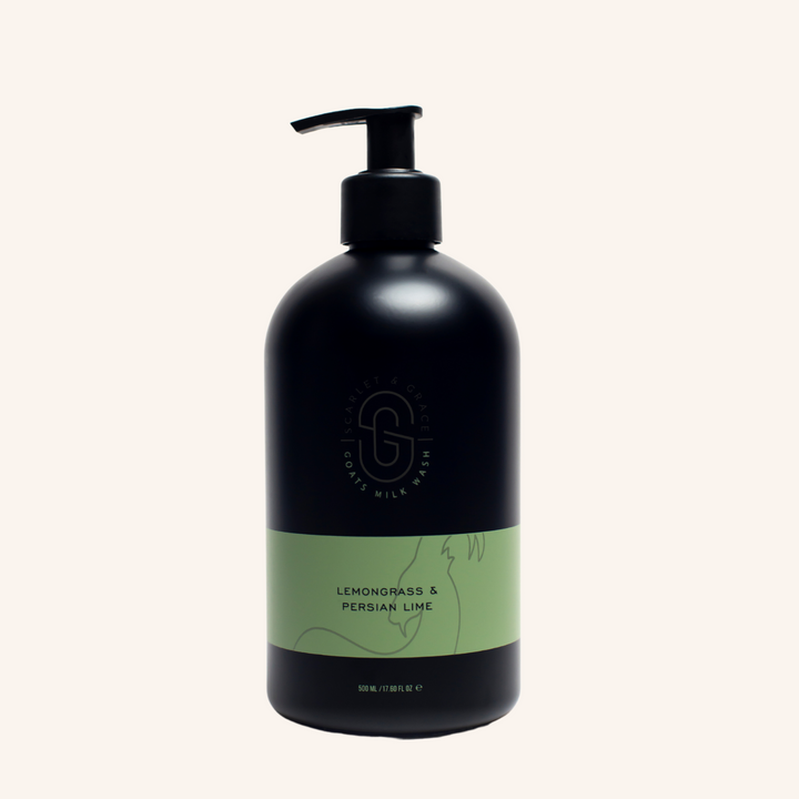 Goats' Milk Hand and Body Wash - Lemongrass & Persian Lime | Scarlet & Grace