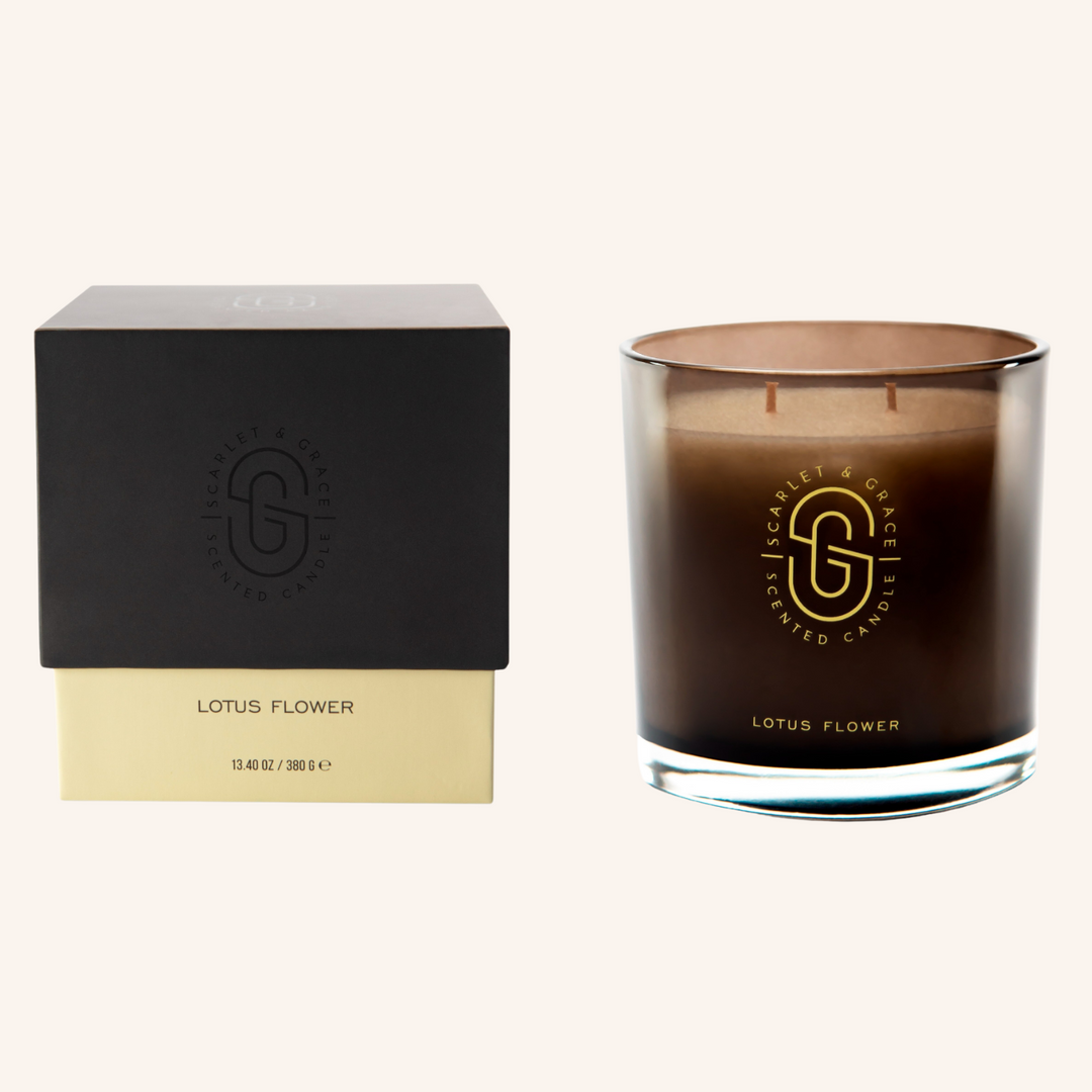 Lotus Flower 380g Candle | Scarlet & Grace