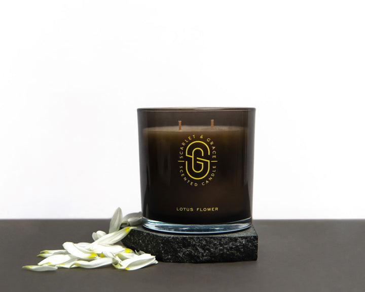 Lotus Flower 380g Candle | Scarlet & Grace