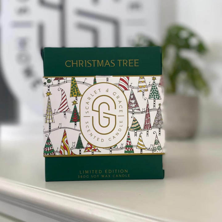 Limited Edition Christmas Tree 380G  Candle | Scarlet & Grace