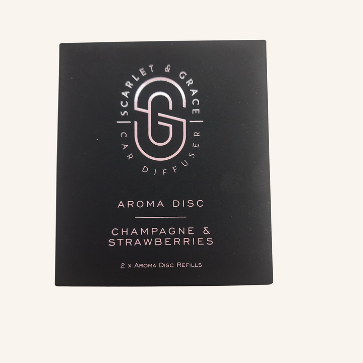 Champagne and Strawberries Car Diffuser Refill | Scarlet & Grace