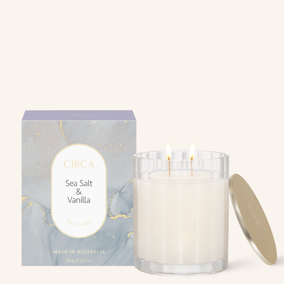 Sea Salt & Vanilla 350g Soy Candle | Circa