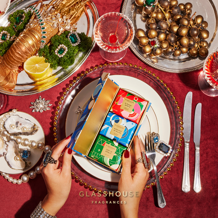 Christmas Body Bar Trio | Glasshouse Fragrances