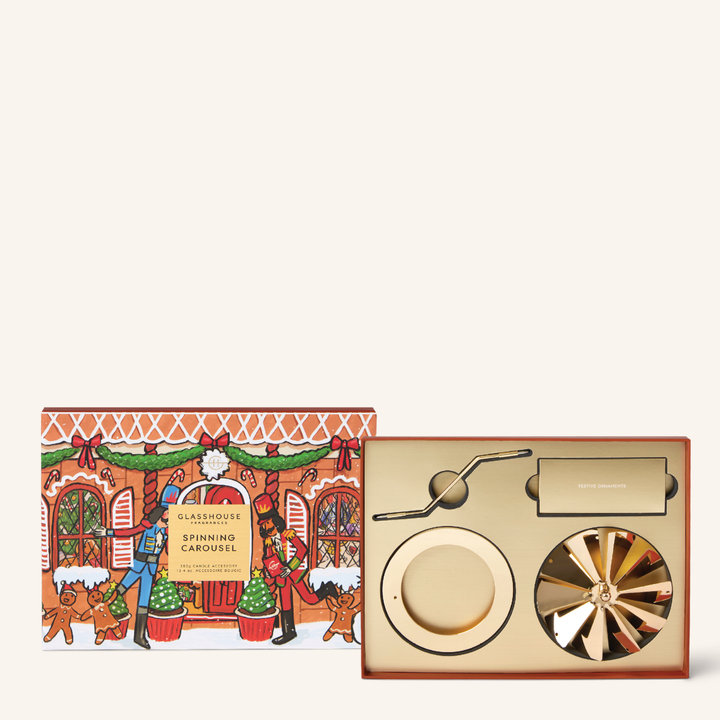 Glasshouse Christmas Spinning Carousel